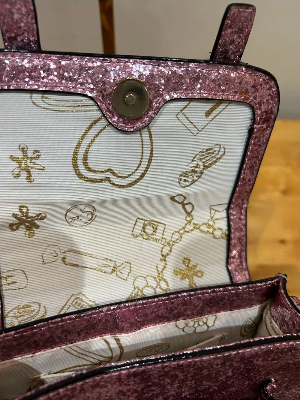 kate spade Glitter Top Handle Satchel in Pink